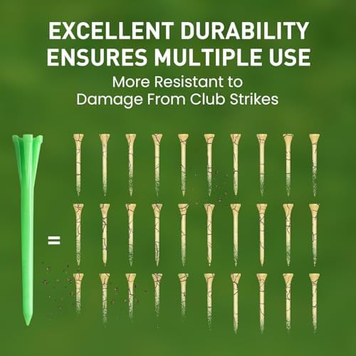 FINGER TEN Golf Tees Plastic Unbreakable - Image 5