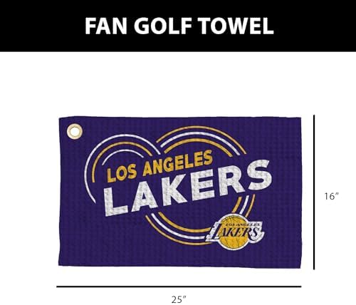 Northwest NBA Golf Towel – Official Licensed Microfiber Waffle Fabric, - Image 4