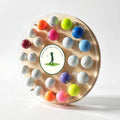 Golf Ball Display Rack, 24 Pieces Wood Acrylic Golf Ball Display case. by Unknown