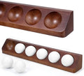2-Pack Walnut Golf Ball Holder Display Case by Unknown