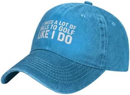 It Takes A Lot of Balls to Golf Like I Do Cap Men Baseball Hat Graphic Hat - Image 2