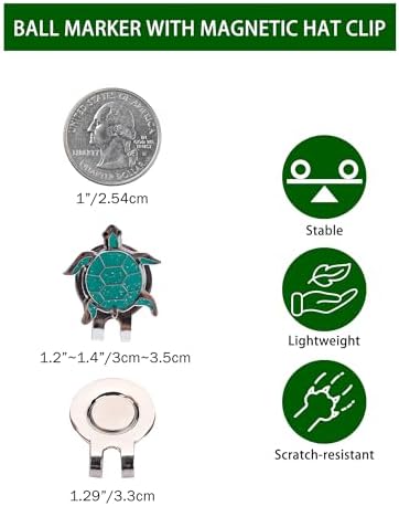 Golf Ball Marker, Magnetic Hat Clip, Cute Markers Accessory - Image 2