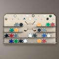 Personalized Golf Ball Marker Display, Wooden Golf Ball Display Case by DAUCHVNY