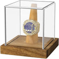 Hooqict Championship Ring Display Case Clear Acrylic Ring Case Display Box UV by Hooqict