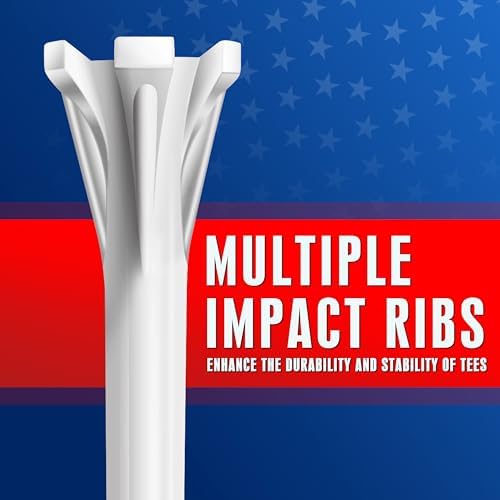 CHAMPKEY 5-Prong Plastic Golf Tees 120 Pack - Image 4