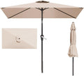 6.5' x 10' Rectangular Patio Umbrella Large Outdoor Market Umbrella w/UV by PatioKingdom