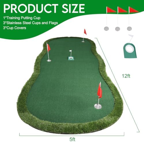 Golf Putting Green Training Mat - Image 2
