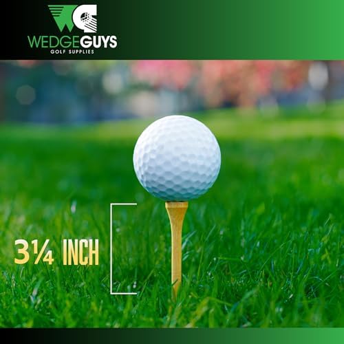 Wedge Guys Bamboo Golf Tees 2-3/4" & 3-1/4" | 100, 500 or 1000 pcs. | Extra - Image 4