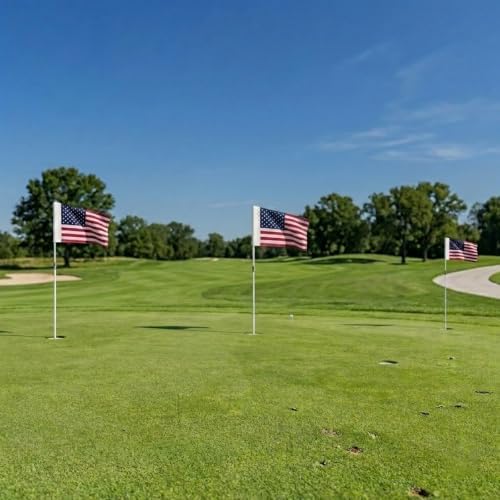AZCOVER 2 Pack USA Golf Flag 14X20 Inch - Image 6