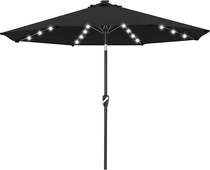 ABCCANOPY Solar Led Patio Umbrella by ABCCANOPY