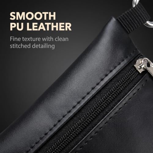 2 Pcs Black Mini Golf Tee Pouch Bag, Golf Ball Tee Storage Bag Leather Golf - Image 3