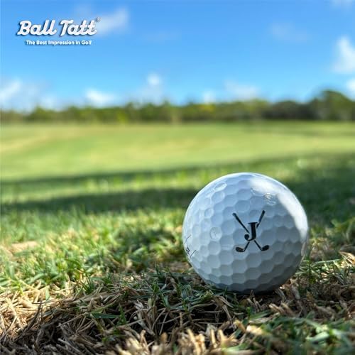 Golf Ball Stamp Personalized Monogram Initial Self-Inking Marker Quick Dry - Image 2