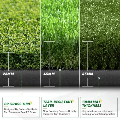 Golf Mat 5.2x4FT & 6x4FT 26-45MM Thick - Image 2
