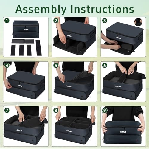 ANILD Golf Trunk Organizer, 2 Layer Golf Storage Case - Image 6