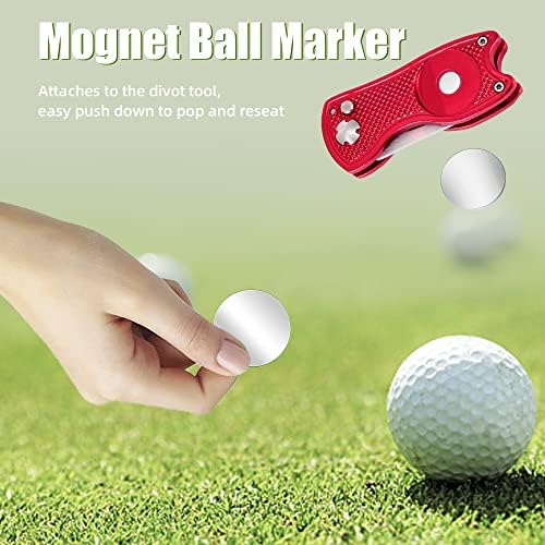 Mile High Life Golf Divot Repair Tool, All Metal Foldable Divot Tool - Image 3