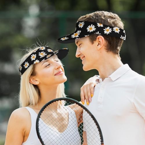 Sports Sun Visor Hats Adjustable Men Women Lightweight Packable Cooling Empty - Image 6