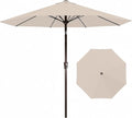 9FT Auto-Tilt Patio Umbrella|Outdoor Market Table Umbrella by YourPerfectOutdoorEscape