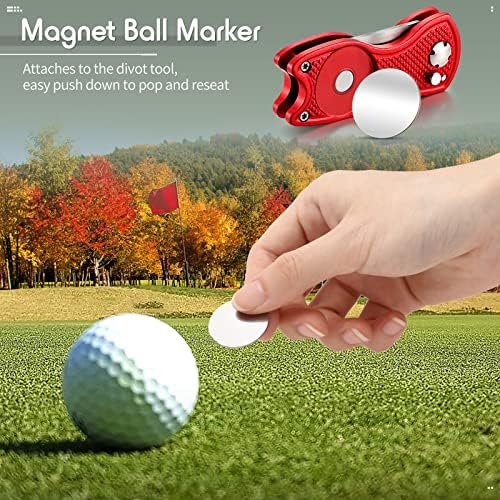 Skylety 4 Pcs Golf Divot Repair Tool Foldable - Image 5