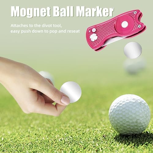 Mile High Life Golf Divot Repair Tool, All Metal Foldable Divot Tool - Image 3