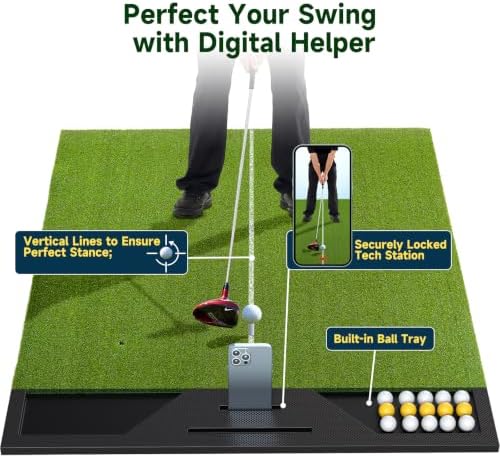 Golf Hitting Mat 5x4FT & 6x4FT - Image 2