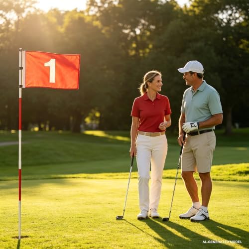 Golf Flagstick 6ft, Portable Putting Green Flag Pole - Image 7