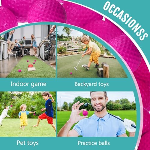 Junkin 24 Pcs Foam Golf Balls Practice Realistic Feel - Image 6