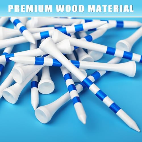 CHAMPKEY Premium Wood Golf Tees 200 Count - Image 3