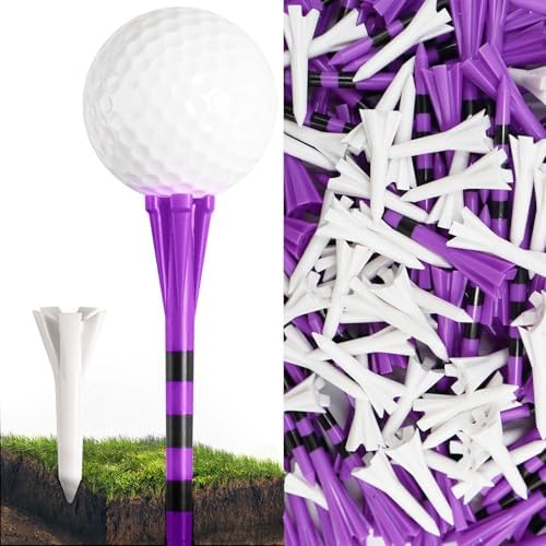 FINGER TEN Golf Tees Plastic 100 Pack by FINGERTENSport