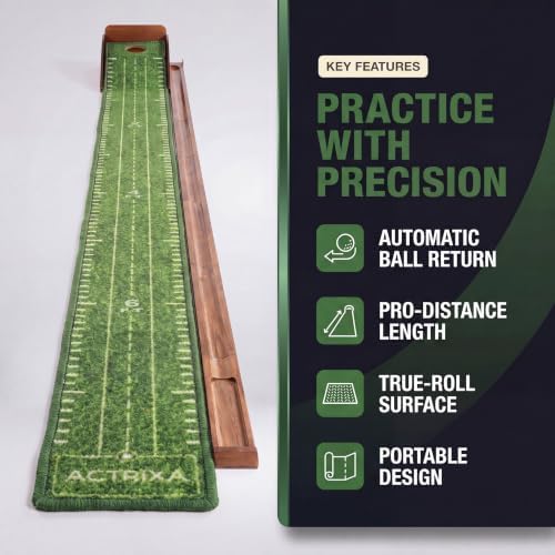Indoor Putting Green Mat | Golf Putting Practice Mat - Image 2