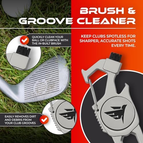 SWIFTEE Golf Divot Pitch Mark Repair Tool 7-in-1 - Image 6