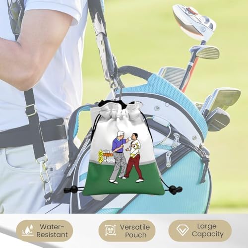 Artpreti Funny Golf Valuables Pouch, Golf Pouch Bag - Image 4