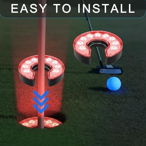18Pcs LED Golf Hole Lights for Night Putting Green - Image 4