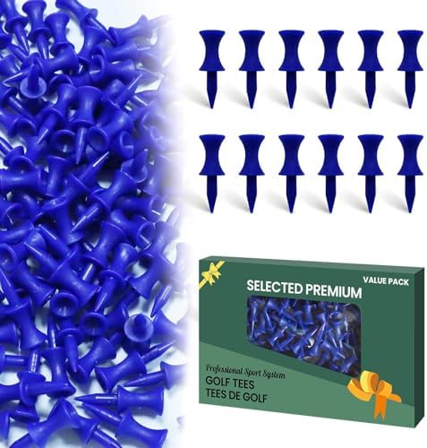 Amy Sport Golf Tees Plastic Step Down 50 Pack by AmySport