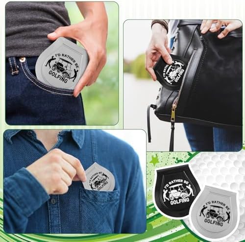 SmoothNovelty 8 Count Golf Ball Towel, Pocket Cleaner Washer, 4.1x3.7 Inch - Image 6