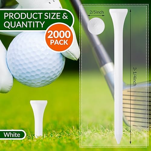 Mudder Bamboo Golf Tees Bulk - Image 2