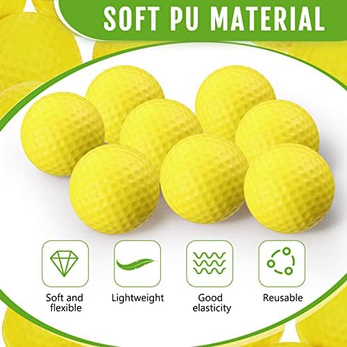 Junkin 24 Pcs Foam Golf Balls Practice Realistic Feel - Image 3