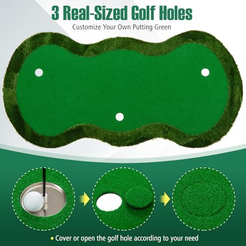 ULTIMATE 10FT Golf Putting Green, Golf Training Mat - Image 5