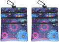 Golf valuables pouch, zipper golf ball bag by hapheal