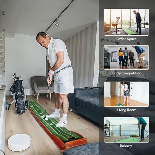 Kalramay Putting Green Indoor Golf Putting Mat – Easy to Assemble - Image 5