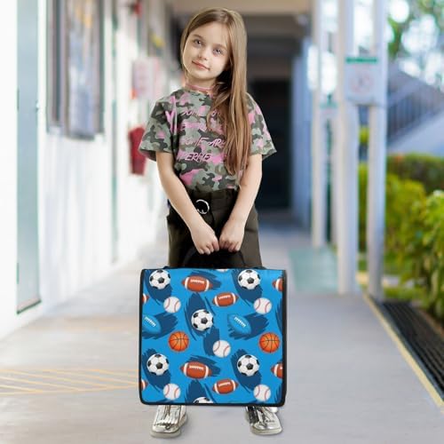 Zipper Binder Bag 3 Ring File Folder Portfolio Organizer Zippered Binder Bags - Image 3