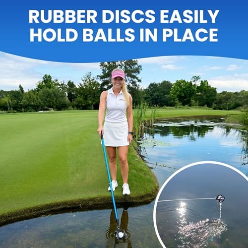 Golf Ball Retriever | Telescopic 12ft Golf Ball Recovery Tool | Rolling - Image 4