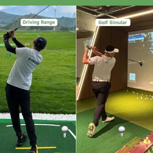 8 Pcs Rubber Golf Tees for Mats, Driving Range & Simulator Use - Image 5