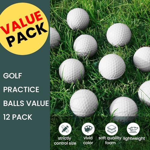FINGER TEN Foam Golf Practice Balls Soft Indoor Outdoor - Image 2