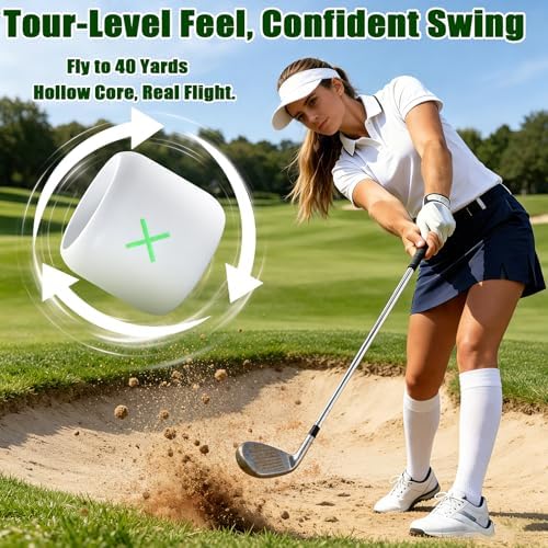 30 Pack Practice Golf Balls, Limited Flight Balls - Image 3