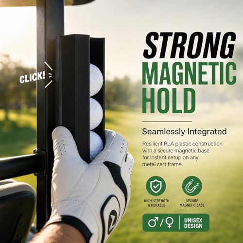 Golf Ball & Tee Holder for Golf Cart - Image 2