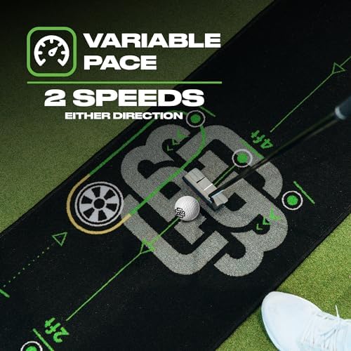 BACK 2 BASICS GOLF 10ft Compact Golf Putting Mat, Indoor & Outdoor Practice - Image 4