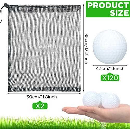 Yunsailing 120 Pcs Plastic Practice Golf Balls Bulk - Image 2