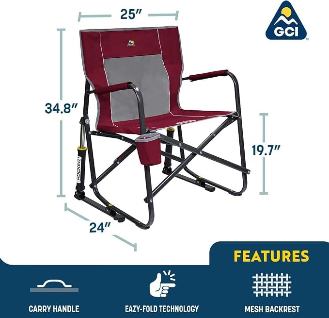 GCI Outdoor Freestyle Rocker Camping Chair - Image 2