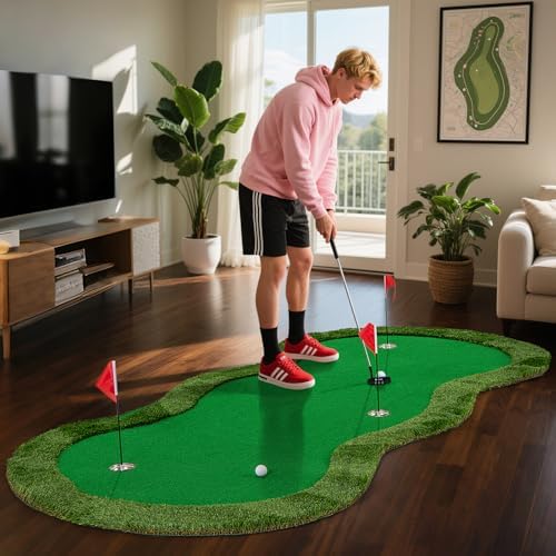 ULTIMATE 10FT Golf Putting Green, Golf Training Mat - Image 2