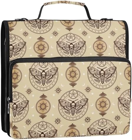 Zipper Binder Bag 3 Ring File Folder Portfolio Organizer Zippered Binder Bags - Image 4